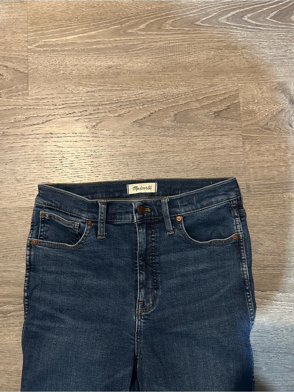 Madewell High Rise Skinny Jeans Women’s Size 29 Dark Wash Stretch Denim - Picture 4 of 10
